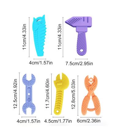 Buy Tnsray Bite Tube - 5 BPA-Free Silicone Baby Bite Rings | Cooling Dental Aid Toys for Newborns - Perfect Gift - Buy Online on GoSupps.com