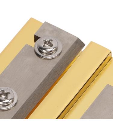 Jiayouy Violin Peg Reels Shaver - Professional Luthier Tools for Making Violin Tuning Pegs | Golden Zinc Alloy 2 Hole Design - Buy Online on GoSupps.com