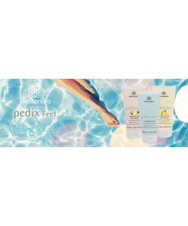 Alessandro Pedix Cooling Ice Gel Lemon Drop - Refreshing 50g Foot Gel for Instant Relief & Refreshment - Buy Online on GoSupps.com