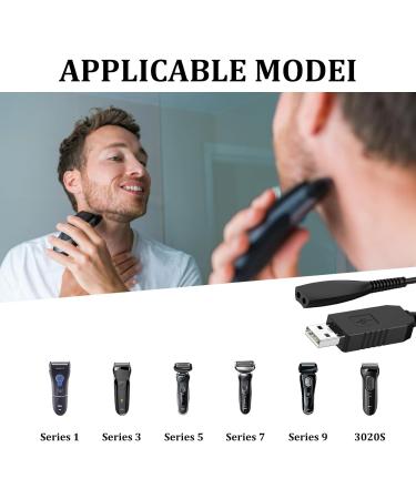 USB Charging Cable for Braun S3/S5/S7/S9 Electric Shaver & Beard Trimmer - FEXPDL Charger Cord - Buy Online on GoSupps.com