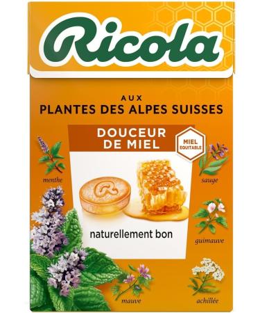 Ricola - Sweets with Swiss Plants - Honey and Plant Fragrance - Sugar Free - 20 Boxes of 50g - Buy Online on GoSupps.com