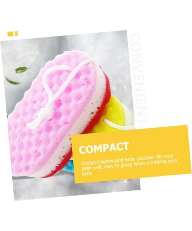 FRCOLOR 8 Pcs Bath Sponge Set - Exfoliating Loofah Ball for Adults & Kids | Ideal Household Spa Scrubber & Filter Cotton Pads - Buy Online on GoSupps.com