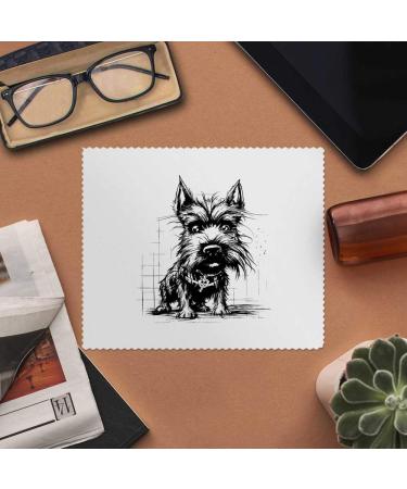Buy 2x Punk Scottish Terrier Microfiber Lens/Glasses Cloths - High-Quality Cleaning Accessories for Eyewear | Fast International Shipping - Buy Online on GoSupps.com