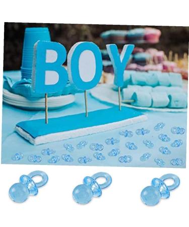 50pcs Acrylic Mini Pacifiers - Transparent Children's Day & Baptism Decor for Boys & Girls - Ideal for Anniversaries - Buy Online on GoSupps.com