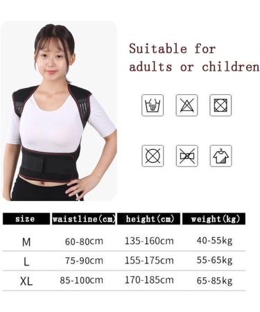 Tourmaline Self-Heating Vest Men Women Full Back Support Belt Waist Brace Back Posture Vest Spine Shoulder Lumbar Belt Posture Correction Belt (Size : X-Large) (X) (Large) - Buy Online on GoSupps.com
