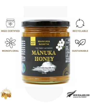 Manuka North MGO 600+ Manuka Honey | 350g | Authentic Premium New Zealand Manuka Honey - Buy Online on GoSupps.com