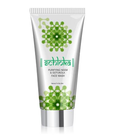 Modicare Schloka Purifying Neem & Gotukola Face Wash ( Makes skin feel fresh & rejuvenated) - 60 ml