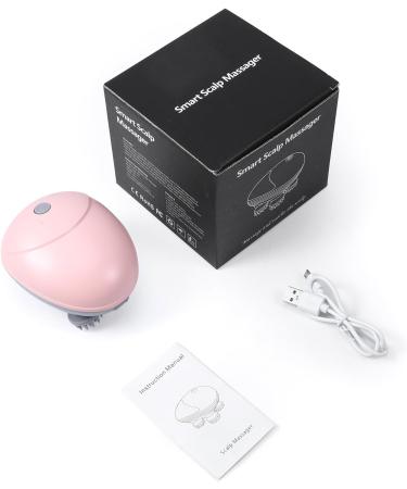Ankilo Wireless Electric Head & Body Massager - Scalp & Cat Massager with 4 Interchangeable Kneading Heads - Pink Rose for Hair Growth & Full Body Relaxation - Buy Online on GoSupps.com