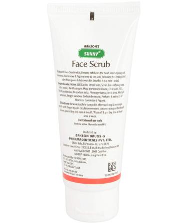 Sunny Face Scrub 100 Grams - Exfoliating Brightening Treatment - International Shipping Available - Buy Online on GoSupps.com