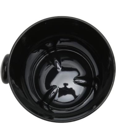 Brrnoo Portable Shaving Soap Peel - Large Capacity Foam Mug with Handle Durable Black Plastic for Hairdressing Trips - International Shipping Available - Buy Online on GoSupps.com