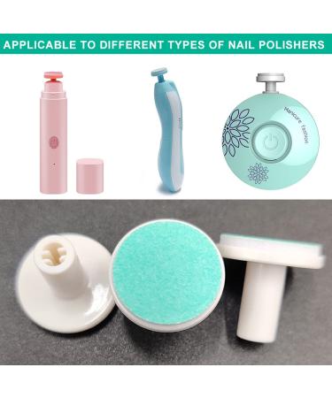 12 Pack Baby Nail File Grinding Heads - Replacement Pads for Electric Nail Trimmer & Clipper - Safe Nail Care for Infants & Toddlers - Buy Online on GoSupps.com