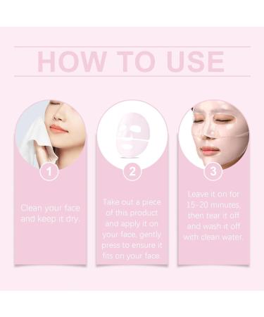  G n rique Set of 4 collagen masks overnight hydrating hydrogel mask deep hydration anti-wrinkle pore minimizing for all skin types - Buy Online on GoSupps.com