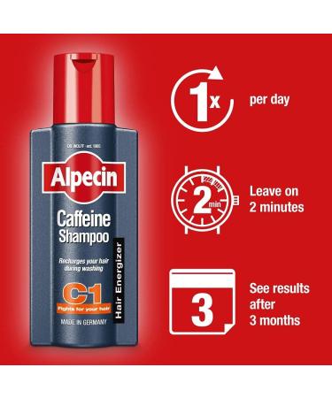 Alpecin Caffeine Shampoo C1 250ml | Hair Growth & Thickness | Men's Hair Care from Germany - Buy Online on GoSupps.com