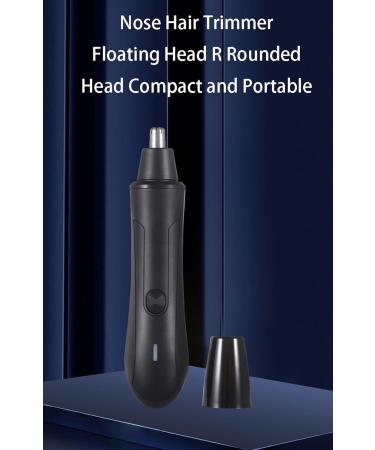 2024 Painless Ear and Nose Hair Trimmer - Battery Operated Double Edged Blade for Men & Women Easy Clean (Black - Buy Online on GoSupps.com