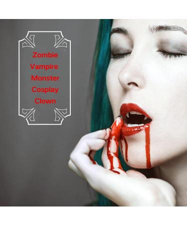 Yeweian Edible Fake Blood (1.06 oz) - Sticky & Washable SFX Makeup for Halloween Costume, Zombie, Vampire, Monster - Bright Color - Buy Online on GoSupps.com