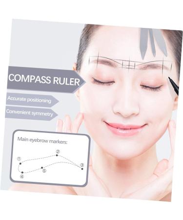 Mipcase 1pc Balance Ruler Eyebrow Positioning Tool Eyebrow Ruler Tool Compass Portable Travel - Buy Online on GoSupps.com
