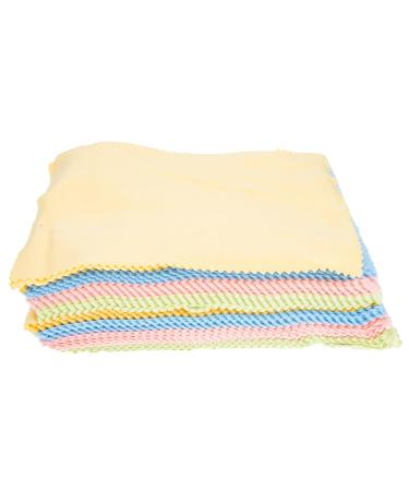 FOMIYES 1 Box Glasses Cloth Eyeglasses Wipes Eyeglass Wipes Glasses Cleaning Cloths Eyeglasses Cleaner Cleaning Cloth for Glasses Eyeglass Cleaning Cloth Glasses Lens Cloth Assorted Color 17.00X14.00X0.10CM