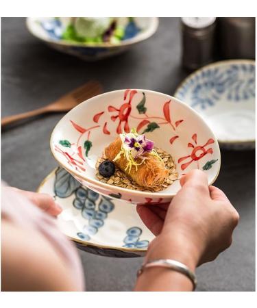 Fruit Bowl Snack Containers Bowl Household Dish Plate Ceramic Japanese Style Particularly Beautiful Dipping Bowl Eating Bowl Breakfast Bowls (Color : D) (C) - Buy Online on GoSupps.com