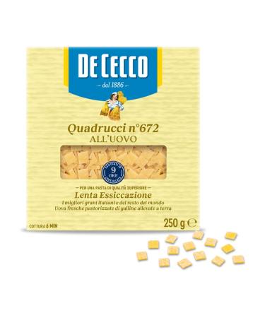 De Cecco De Cecco Quadrucci with egg n 672-250 g