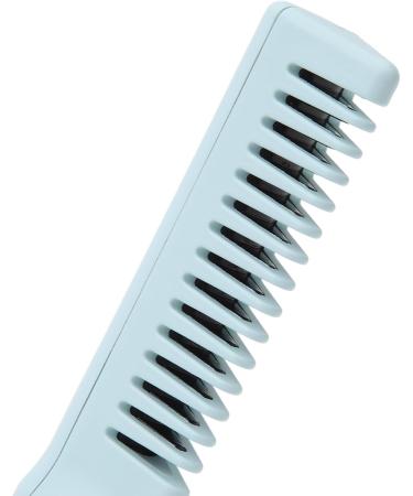 Cordless Hair Straightener Brush - Portable Rechargeable Adjustable Temp for All Hair Types - Travel-Friendly (Purple/Blue - Buy Online on GoSupps.com