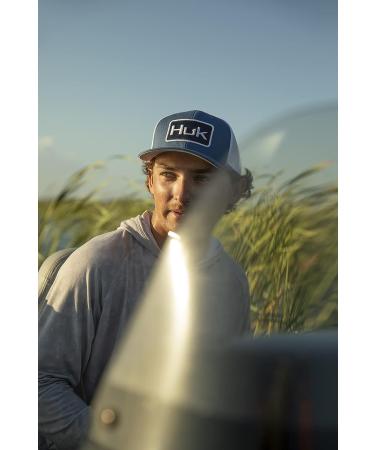 Huk Men's Icon X Hoodie | Gray X-Large | UPF 30+ Sun Protection - Buy Online on GoSupps.com
