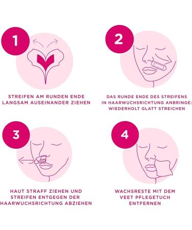 Veet Cold Wax Strips for Face - 20-Piece Set | Gentle Hair Removal | International Shipping Available - Buy Online on GoSupps.com