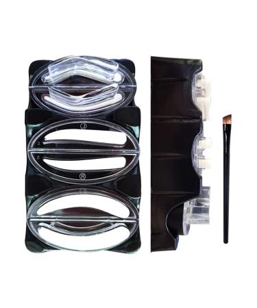 GL-Turelifes Waterproof Eye Brow Stamp Powder - Dark Brown - Buy Online on GoSupps.com