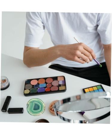  TOVINANNA 1 Piece Manicure Puck for Nail Art Agate Color Mixing Board for DIY Nail Polish Durable for Mixing Nail Polish Makeup Convenient Nail Accessories for Creative Designs - Buy Online on GoSupps.com