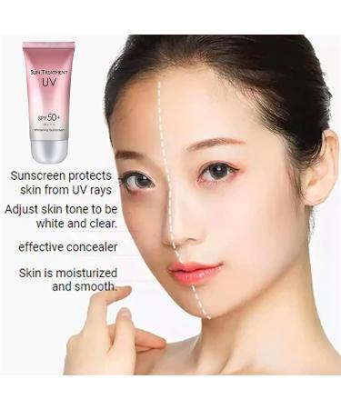 DUBUSH UV Isolation Sunscreen Cream Spf50+ Ultra-Moisturizing Sunscreen Cream Spf50+ Long-Lasting Waterproof Anti-Sweat Sunscreen Cream for Face and Body - Buy Online on GoSupps.com