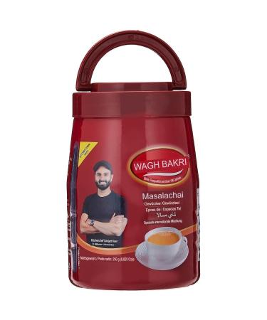 Wagh Bakri Masala Th 250 g M lange aromatique avec cardamome cannelle gingembre et pices Plaisir pic id al pour le masala indien traditionnel avec autocollant Kajal