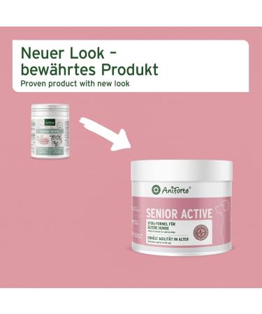 AniForte Senior Active - Minerals and vitamins for Senior Dogs supports memory and heart function (250g) - Buy Online on GoSupps.com