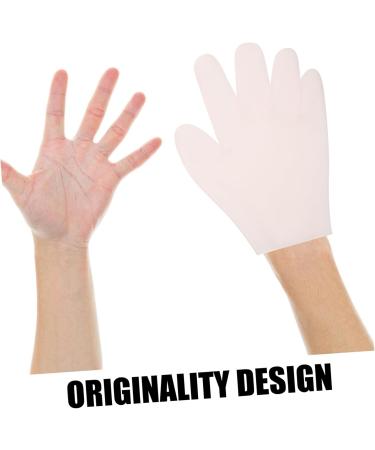 Beaupretty 1 Set Silicone and Foot Mask Cover Moisturizing Gel Socks for Dry Skin Lotion Socks Silicone Socks for Dry Cracked Feet Women Hand Moisturizer Gloves 19.50X15.00X0.10CM As Shown - Buy Online on GoSupps.com