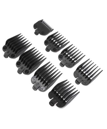 8pcs Professional Hair Clip Comb Guide Set Hair Clipper Spare Parts Hairstyling Limit Combs Accessories for Hairdressing Salon