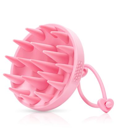 Alyvisun scalp massage brush integrated silicone shampoo brush for head massage and scalp peeling can be on wet and dry hair