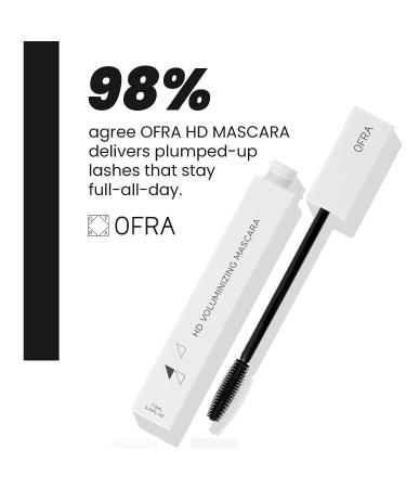 OFRA HD Volumizing Mascara in Navy - 0.3 oz | Long-Lasting Mascara for Women - Buy Online on GoSupps.com