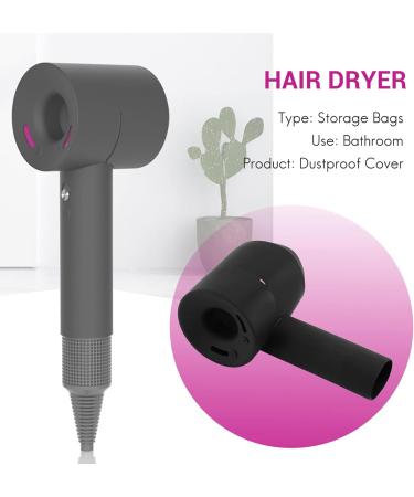 Srutueo Black Soft Silicone Protective Cover for Hair Dryer 360 Full Protection Chargin Case for Blower Cover Skin - Buy Online on GoSupps.com
