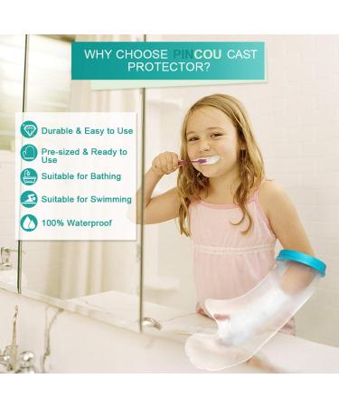 Waterproof Plaster Protection for Kids | Child Safe Cast Wrap for Shower & Injury - PVC (48cm) - Buy Online on GoSupps.com