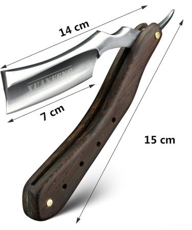 Classic Wooden Handle Razor | Sustainable Men's Shaving Set | Beginner & Barber Beard Shave | Suit 03 - Buy Online on GoSupps.com