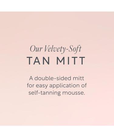Lucy Bee Reusable Self Tan Mitt - Double-Sided Velvety Soft Applicator for Streak-Free Fake Tan - Washable Black Tan Mitt - FSC Card Carton - Buy Online on GoSupps.com