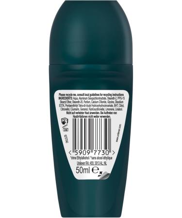 Rexona Men Nonstop Protection Cobalt Dry Antiperspirant Roll-On Deodorant with 72 Hour Protection Against Sweat and Body Odor 50ml (Pack of 6) - Buy Online on GoSupps.com