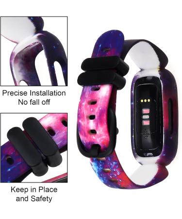 3 Pack Floral Ace 3 Bands for Kids - Colorful Waterproof Straps for Fitbit Ace 3 - Girls Boys Bracelet Accessories - Pattern A - Buy Online on GoSupps.com