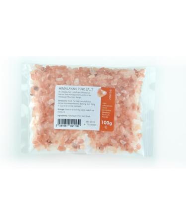 Himalayan Pink Salt Coarse Grade 100g - Natural & Unrefined Pink Salt from the Himalayas - Buy Online on GoSupps.com