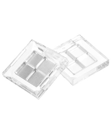 2 Sets lipstick makeup set lipstick box Blush Palette mini lipsticks palette sample eyeshadow pans holiday necessities Blush box Storage Box filling High transparency