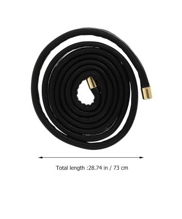 Lurrose Girls PU Leather Adjustable Hair Tie Ponytail Holder - Black | Stylish & Durable | International Shipping Available - Buy Online on GoSupps.com