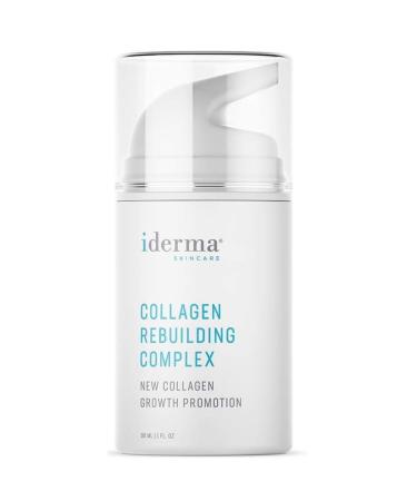 Collagen Rebuilding Complex Deep Collagen Serum for Face Anti Aging Skin Firming Hydrating Night Serum with Green Tea Panthenol Magnesium & Ascorbyl Phosphate 1 Fl Oz (Pack of 1)