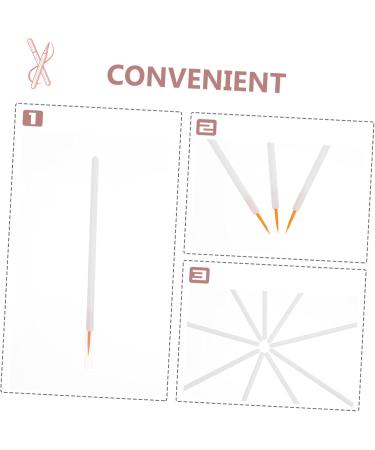 Hemoton 300 Pcs Disposable Eyeliner Brush Makeup Brush Applicator Eyeliner Brush Mini Eyeliner Brush Cosmetic Eye Brush Woman Makeup Brush Eye Makeup Accessory One-off Eyeliner Brush 8.5x0.3cmx3pcs Whitex3pcs - Buy Online on GoSupps.com