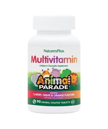 Nature's Plus Source of Life Animal Parade Multivitamin mixed flavor 90 chewable tablets