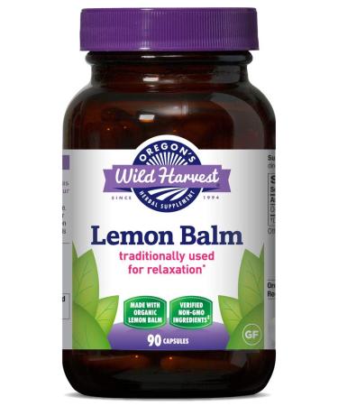 Oregon's Wild Harvest Lemon Balm 90 Gelatin Capsules