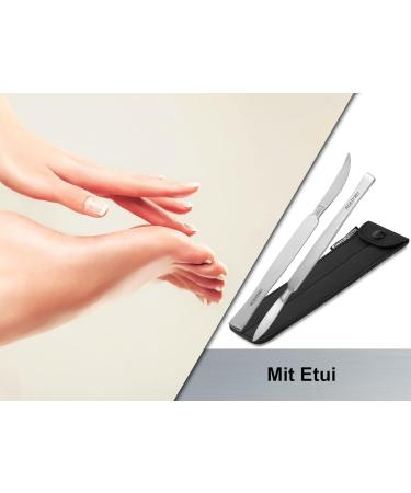 Hornhauthaber Corneal Remover Set | Stainless Steel Foot Care Instruments & Cream - Gentle Pedicure Solution - Buy Online on GoSupps.com