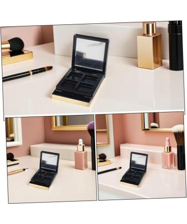 FRCOLOR 4grilles Palette de Fards Paupi res Vide avec Miroir et Compartiments Organisateur de Maquillage Portable pour Voyages et Quotidien - Buy Online on GoSupps.com